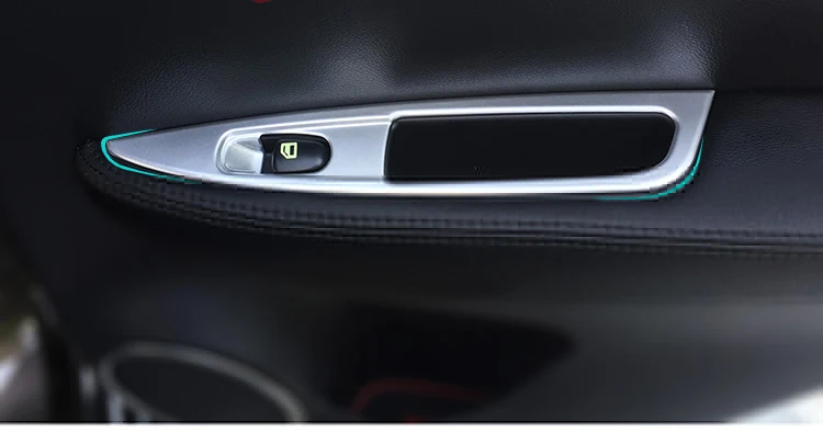 Для Nissan Rogue Sport Qashqai J11 хромированная дверь, окно, подлокотник, кнопка переключения, панель, отделка рамы