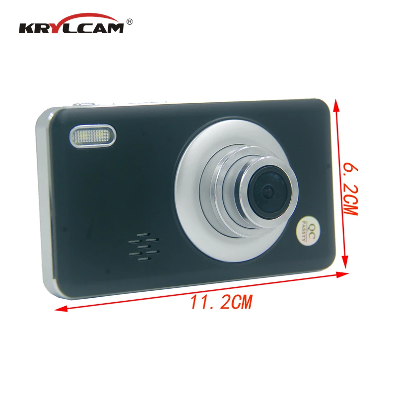 Krylcam H11 3 камеры объектив 4 0 InchTouch экран Dash камера двойной с камерой заднего вида