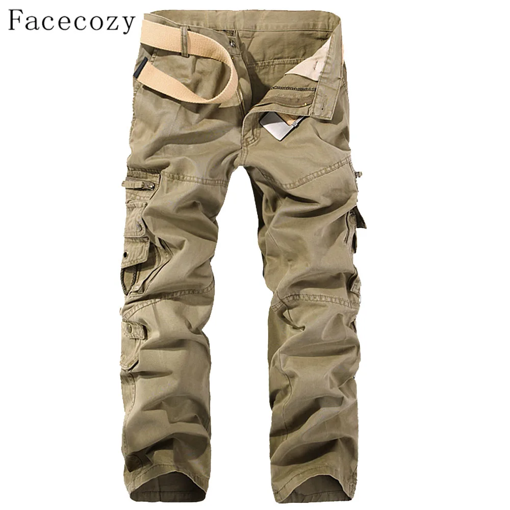 Мужские брюки карго Facecozy спортивные для походов и кемпинга с несколькими