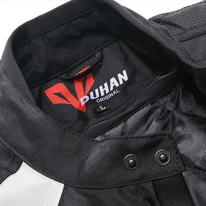 Duhan Men Motorcycle Jacket 5 Protective Gears Capacete Motocross Full Body Armor Protection Moto Jackets D089 | Автомобили и