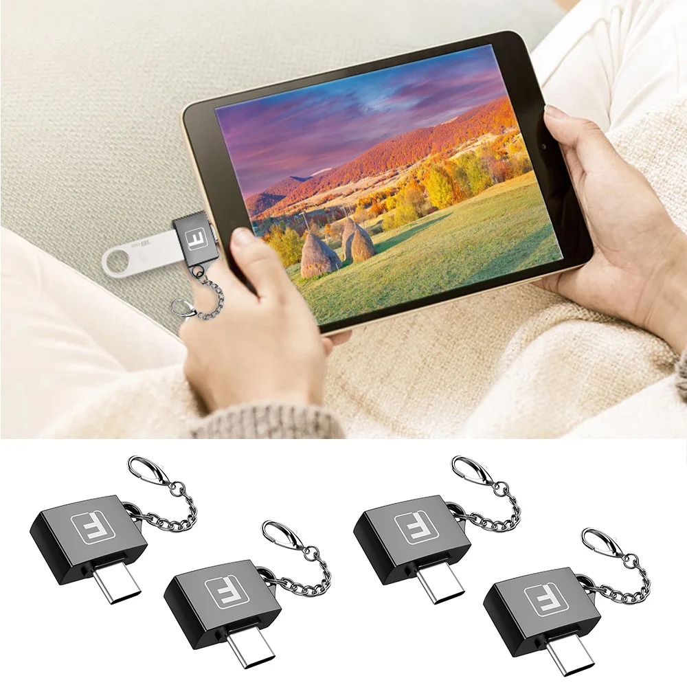 Elisona 4 шт. 5 Гбит/с USB Type C на 3 0 OTG адаптер конвертер для MacBook Pro Samsung Galaxy Note 8 S8 S Google