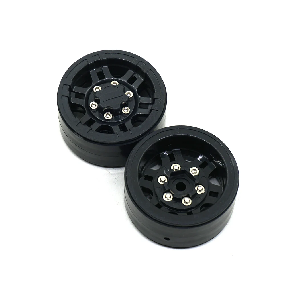 AXSPEED 1:10 Масштаб RC Гусеничный Пластиковый черный 1 9 дюйма Beadlock обод колеса для Axial