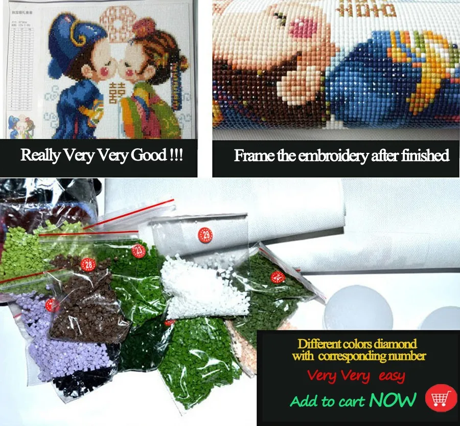 2017 diy животное Алмазная картина вышивка крестиком собака Полный Круглый алмазы