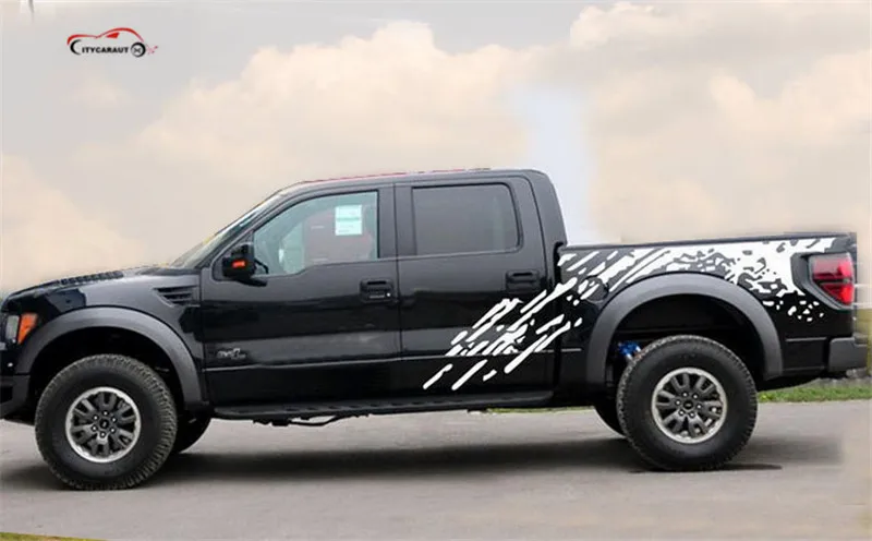 Citycarauto Тюнинг автомобилей всего тела стикер KK материал подходит для NAVARA F150 D MAX LC200