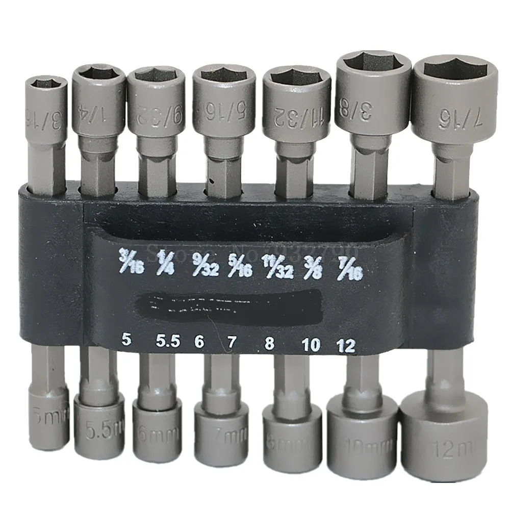Отвертка с шестигранным хвостовиком 14 шт.|socket bit|nut driver drill bitnut |