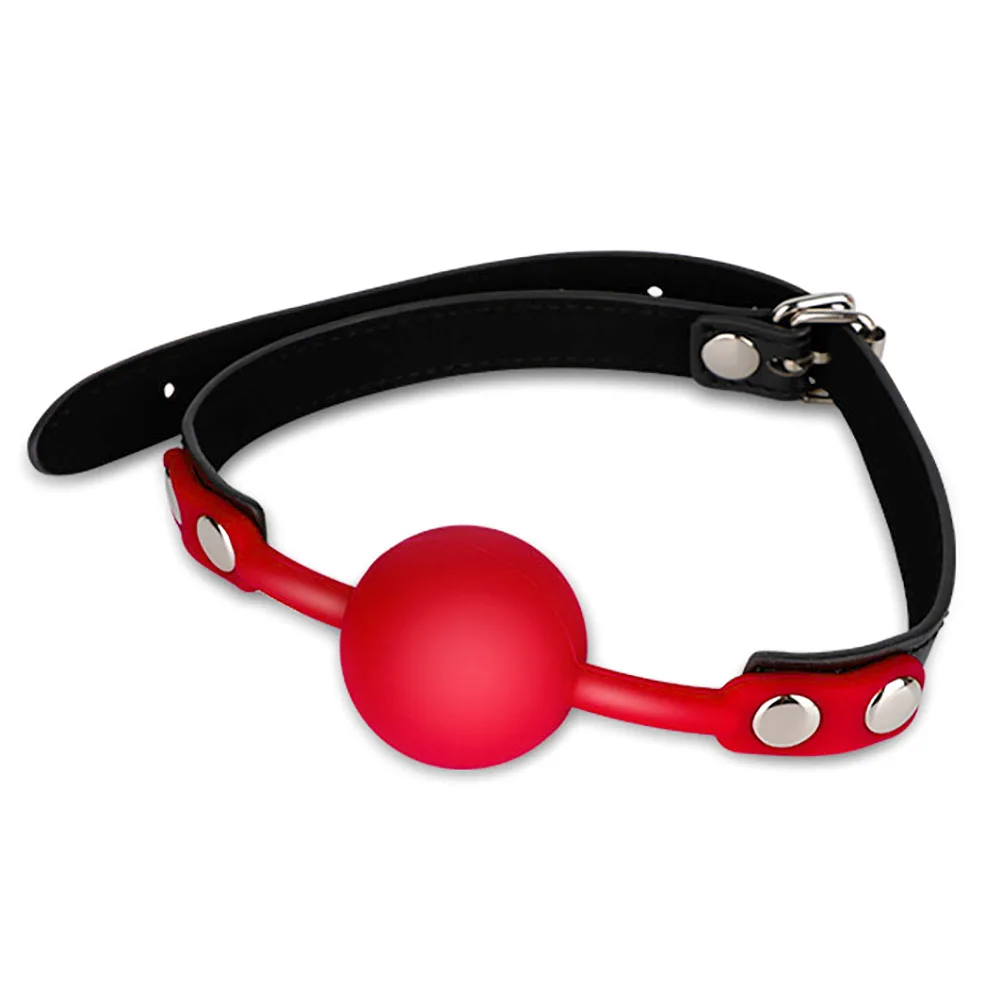 Fetish Erotic Silicone Mouth Gag Ball Leather Bondage Restraint Strap Sex Toy | Красота и здоровье