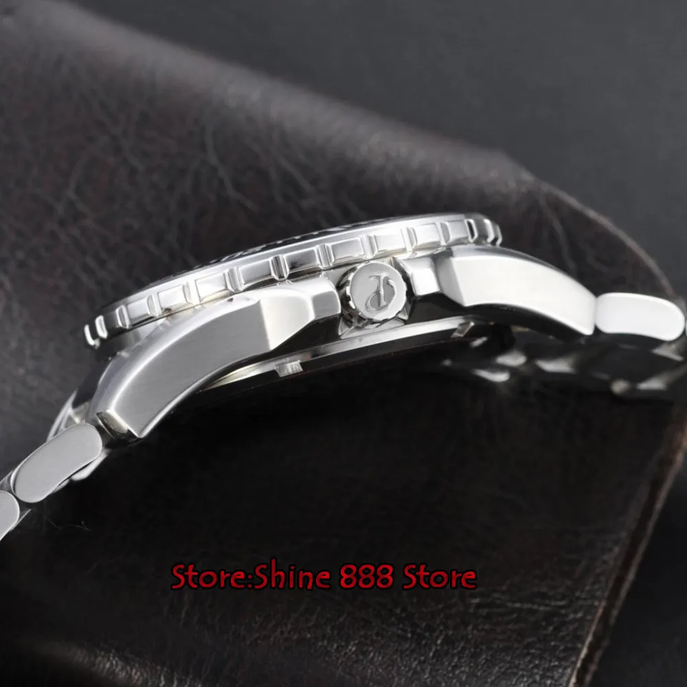 Мужские Водонепроницаемые механические часы с сапфировым стеклом до 200 м|Мужские