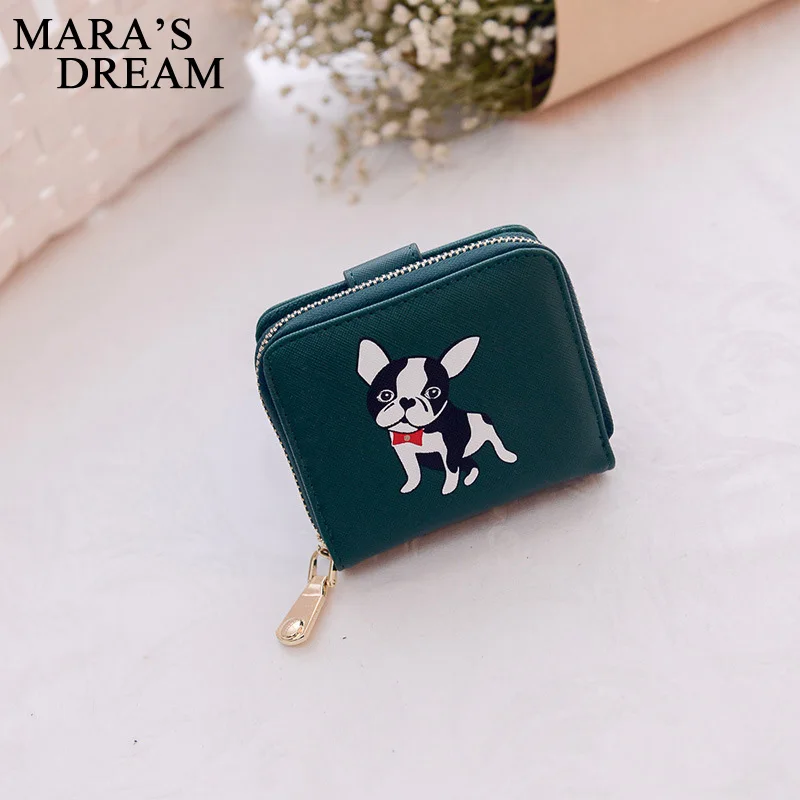 Женские кошельки Mara's Dream 2018 милый маленький кошелек с рисунком собаки из