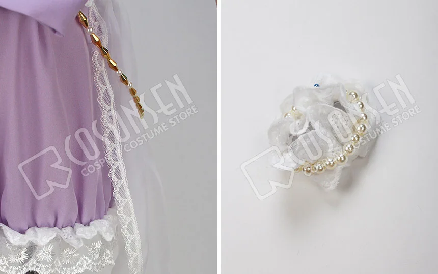 COSPLAYONSEN Love Live! White Valentine's Day Awakening Dress Honoka Kosaka Cosplay Costume All Sizes | Тематическая одежда и
