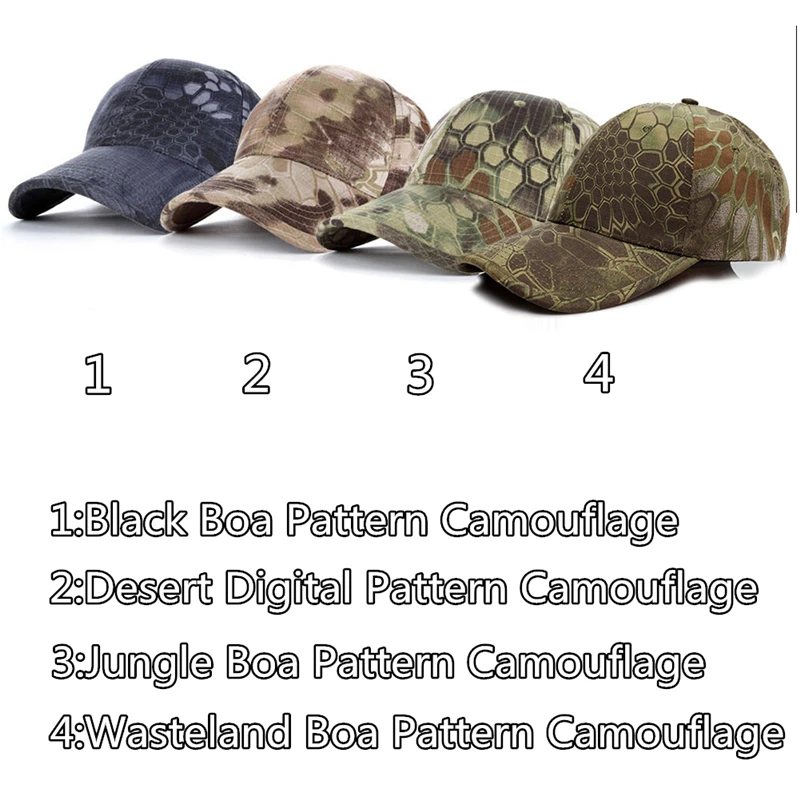 2018 уличная спортивная Кепка Snapback камуфляжная шляпа простая Тактическая Военная