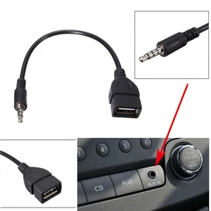 1 шт. USB мама до 3,5 мм аудио AUX разъем к USB 2,0 AUX кабель мама конвертер адаптер кабель для большинства автомобилей электронных кабелей
