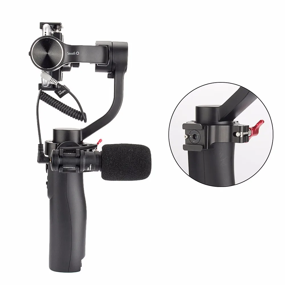 EACHSHOT Q-Ring Горячий башмак адаптер для Zhiyun Smooth Q применяется к микрофон Rode светодиодный видео светильник Filmmaker Vlog(только Q-Ring