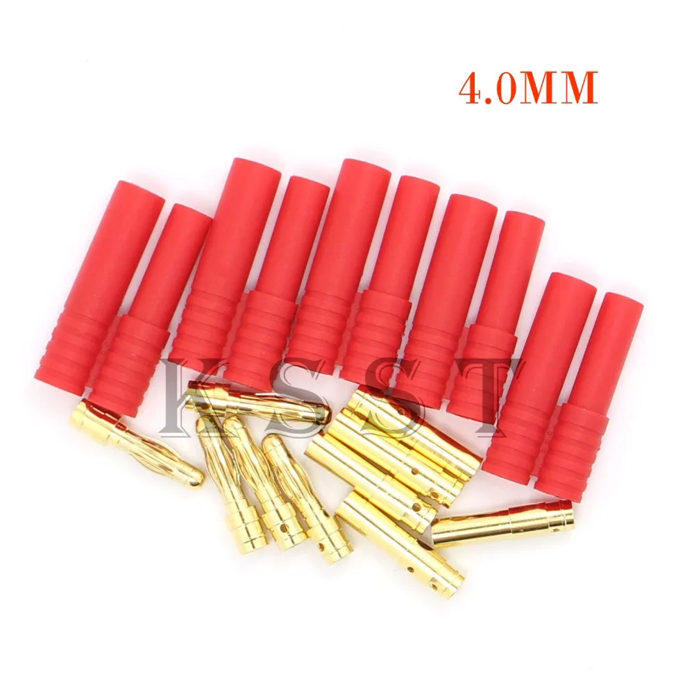 10 комплектов 4 мм вилки типа банан|plug 4mm|plug goldplugs bullet |
