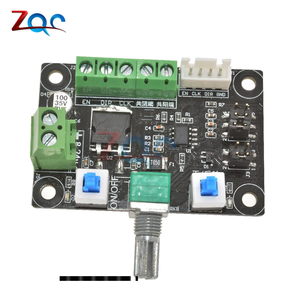 DC 8~ 24V 12V Генератор импульсных сигналов для шагового двигателя регулятор скорости