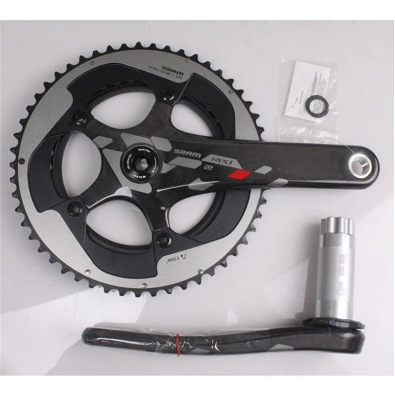 2016 SRAM красный етапе 2X11 s Скорость BB30 BB386 FC 53 39 т 177 5 мм дороги велосипед шатуны|Шатун