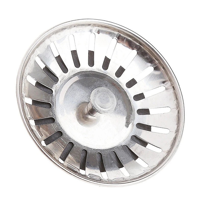 2018 Kitchen Stainless Steel Basin Drain Dopant Sink Strainer Basket Waste Filter W-store Oct19-A | Обустройство дома
