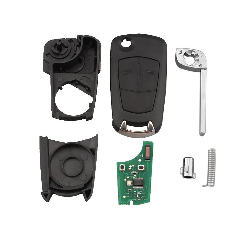 2 кнопки дистанционного ключа автомобиля 433 МГц для VAUXHALL OPEL Antara H 2004-2009 бесключевое