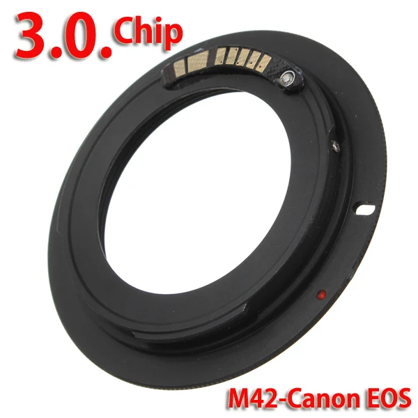 Foleto AF III подтвердить M42 объектив для адаптер EOS для камеры Canon EF крепление кольцо 60D 550D 600D 7D 5D 1100D черный