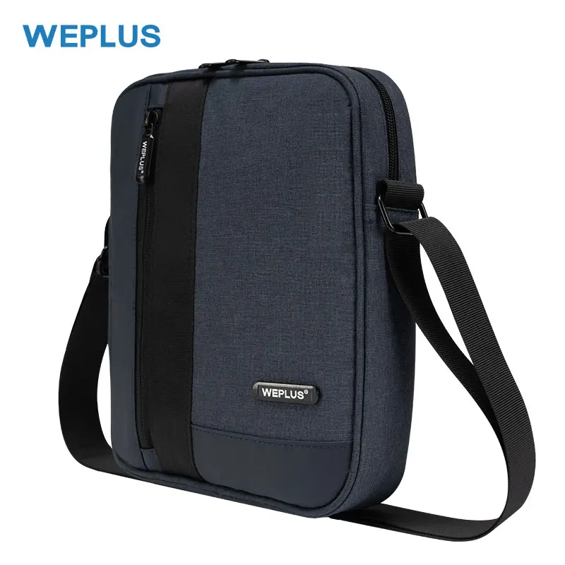 Мужская тканевая сумка через плечо WEPLUS 300D кожаный повседневный мессенджер