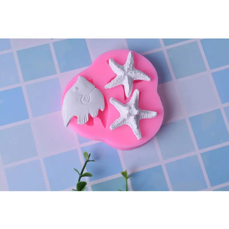 Морская раковина для рыбы кулон ракушка DIY силиконовые формы смолы ювелирных изделий инструменты