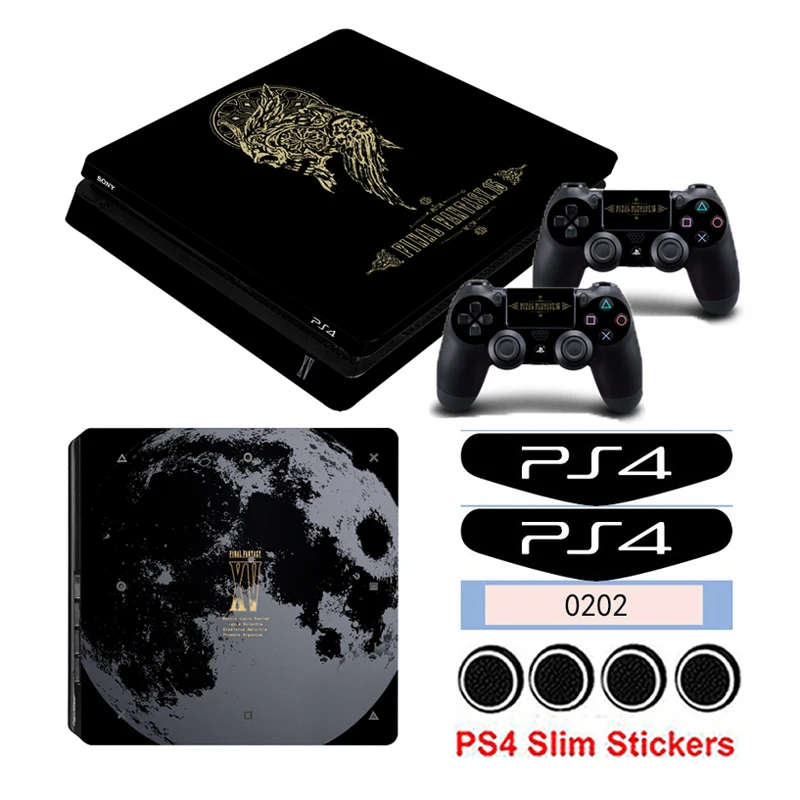 Ограниченная серия стикеров Final Fantasy XV для Playstation 4 PS4 Slim консоль контроллер