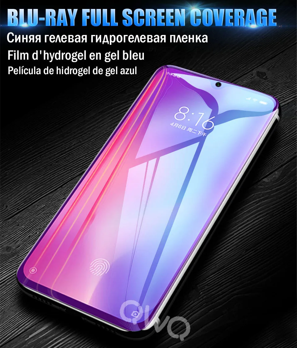 20D голубой свет гидрогель гидрогелевая пленка для xiaomi mi 9 se 9t 8 lite mi x 3 2S стекло на протектор экрана гидрогелевая для xiaomi mi A3 Lite A2 mi 9 a1 защитная пленка