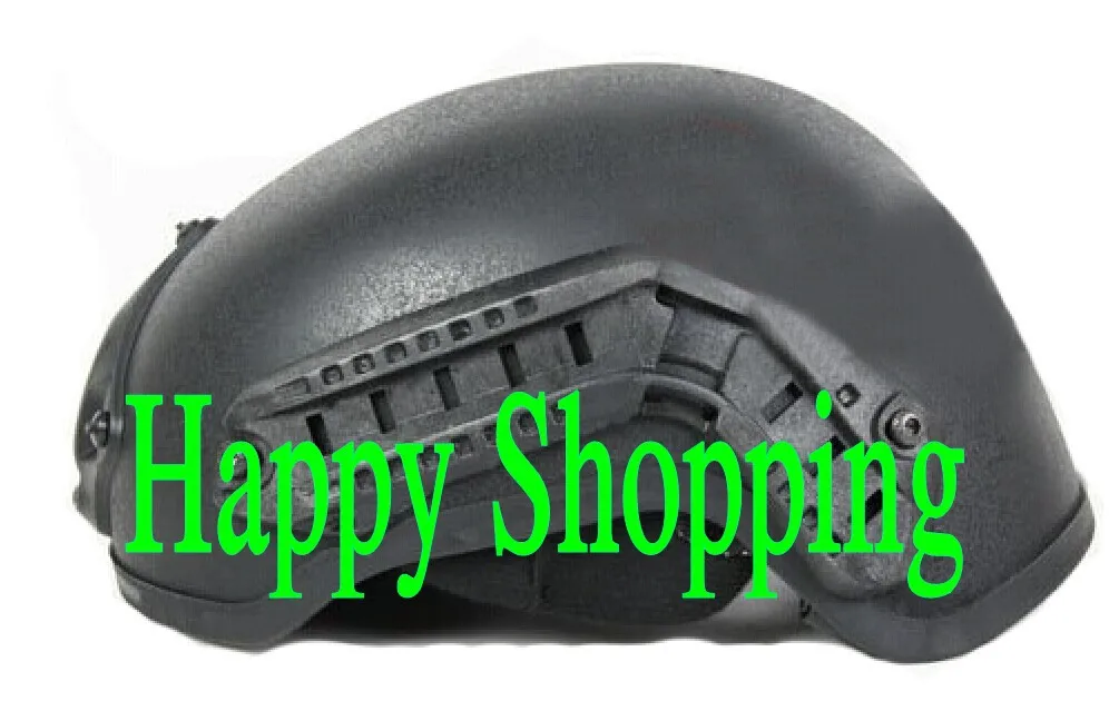

Tactical Cycling Helmet For Protective With NVG Mount And Side Rail for hunting for shooting Black