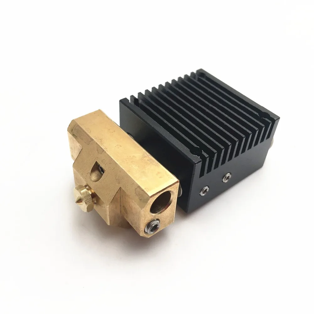 Качество 2 в 1 out Циклоп hotend комплект с медный нагревательный прибор блок 75 мм 0 4