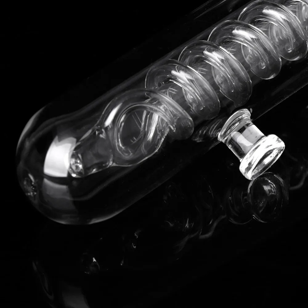 Спиральный стеклянный аквариумный резервуар CO2 диффузор/пузырьковый счетчик с
