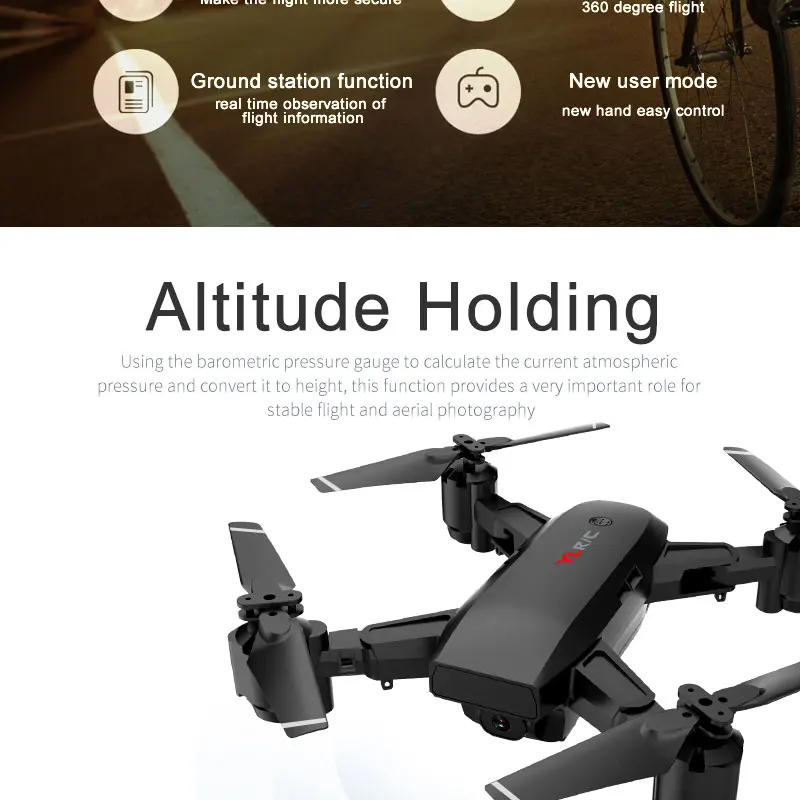 FPV Дрон gps 1080P камера HD wifi низкая мощность возврат живое видео следование за мной складной селфи Квадрокоптер с камерой VS sg906 Zino