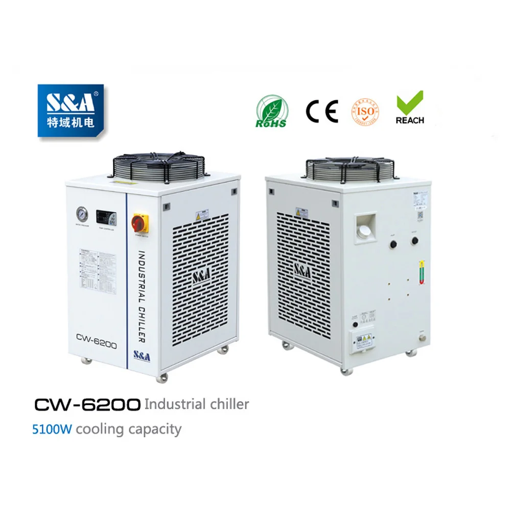 S & A Промышленный охладитель CW 6200 Охладитель водяного охлаждения для волоконно