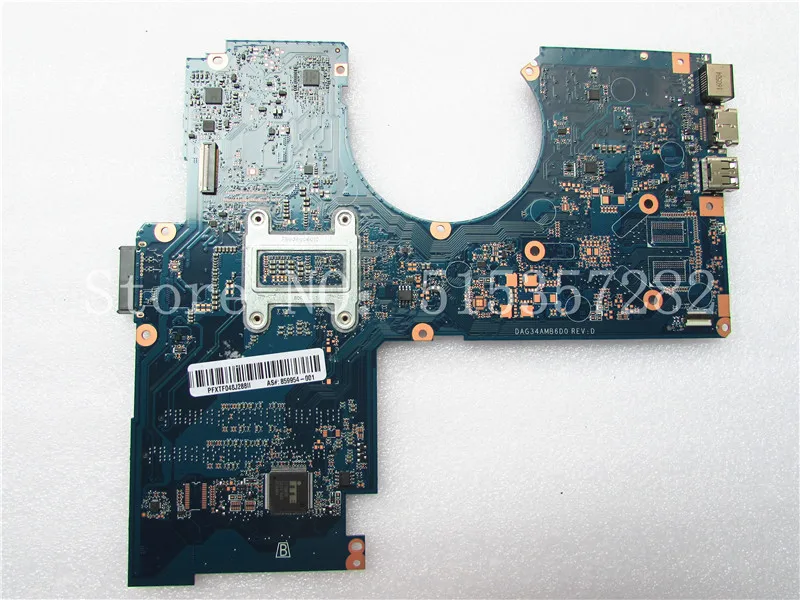 DAG34AMB6D0 G34A для hp Pavilion 15-AU 856224-601 series Материнская плата с i5-6200U ЦП. Все функции полностью протестированы