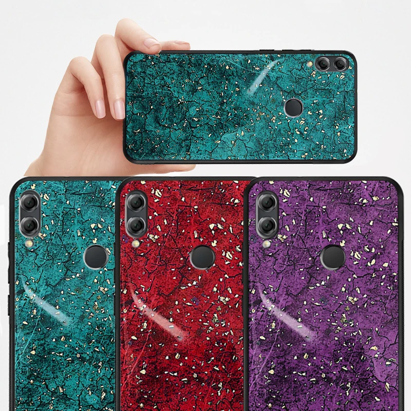 Чехол из золотой фольги для телефона huawei p20 lite p10 mate 20 pro nova 3 3i 20x чехол honor 8x max 9 10 10lite