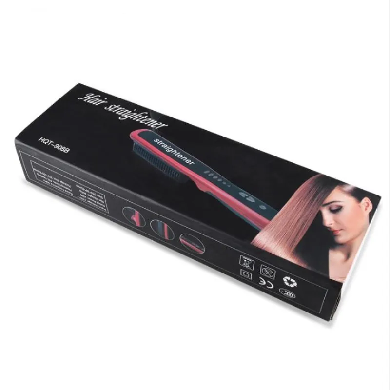 

Dual-way hair straightener electric hair staightening comb fast Electric Straightening Magic Smoothing Beauty Salon Equipment