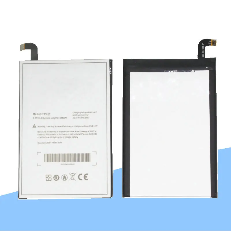 Сменный литий полимерный аккумулятор iSkyamS 1x6050 мАч для смартфона uleFone Power