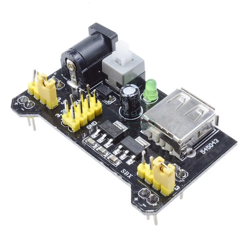 Макетная плата с модулем питания 3 В 5 для совместимой безпаяльной платы Arduino