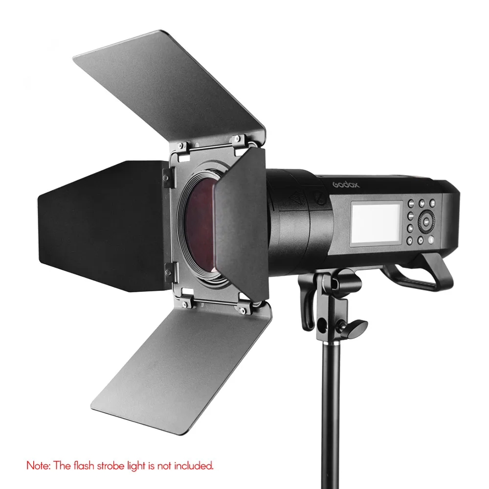 Godox BD08 дверь амбара сотовая сетка и 4 Цвета Гелевые фильтры набор для AD400PRO