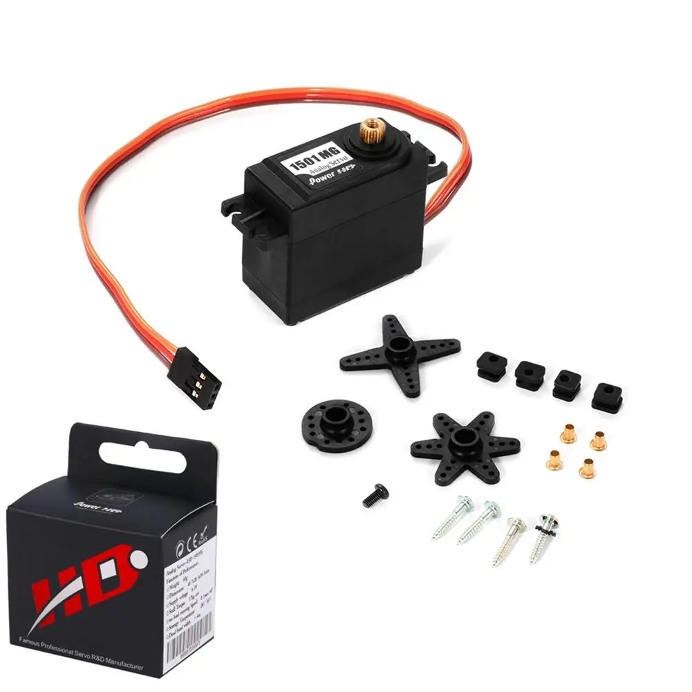

LeadingStar Power HD-1501MG 17KG High-Torque Standard Servo Metal Gear Large Torque D30