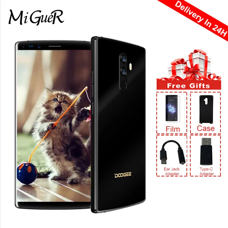 Оригинальный DOOGEE MIX 2 смартфон 4060mAh 5 99 ''FHD Helio P25 Android 7 1 Восьмиядерный 4 камеры 16 0