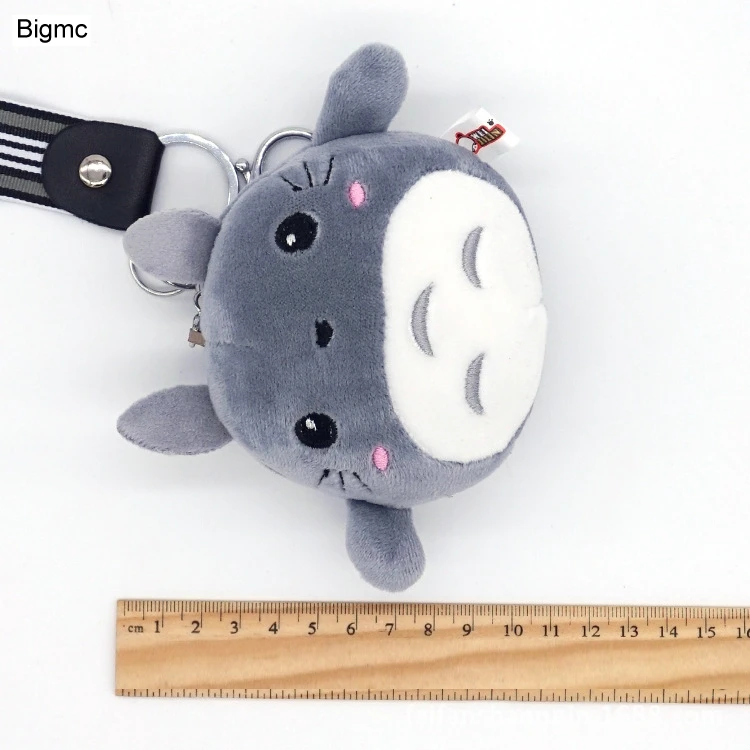Брелок для ключей K1265 модный плюшевый женский брелок с помпоном|totoro key ring|fashion ringkey