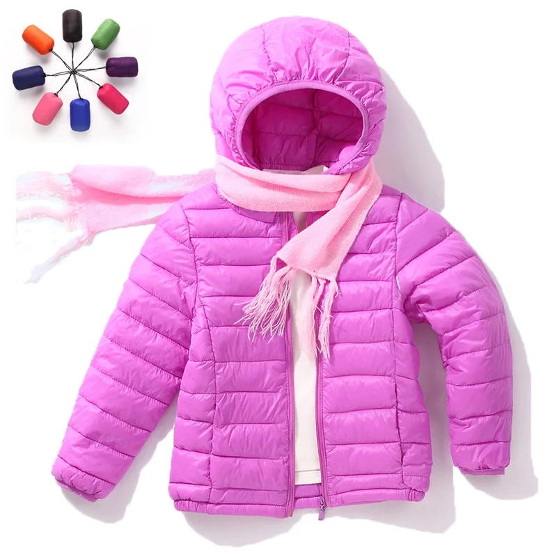 Children Winter Cotton Padded Jackets 2018 Kids Hooded Parkas Warm Coats For Boys &amp Girls 3-12 Years 10 Color With Clothes Bag | Детская