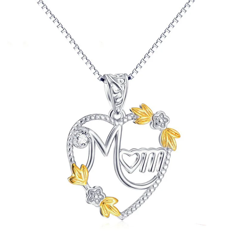 

Настоящие подвески-колье для матери, подарок на день матери, ювелирные изделия с цепочкой