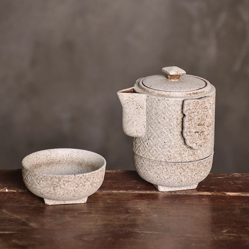 TANGPIN Японский керамический заварочный чайник gaiwan чайная чашка из фарфора набор чайников портативный дорожный чайный набор