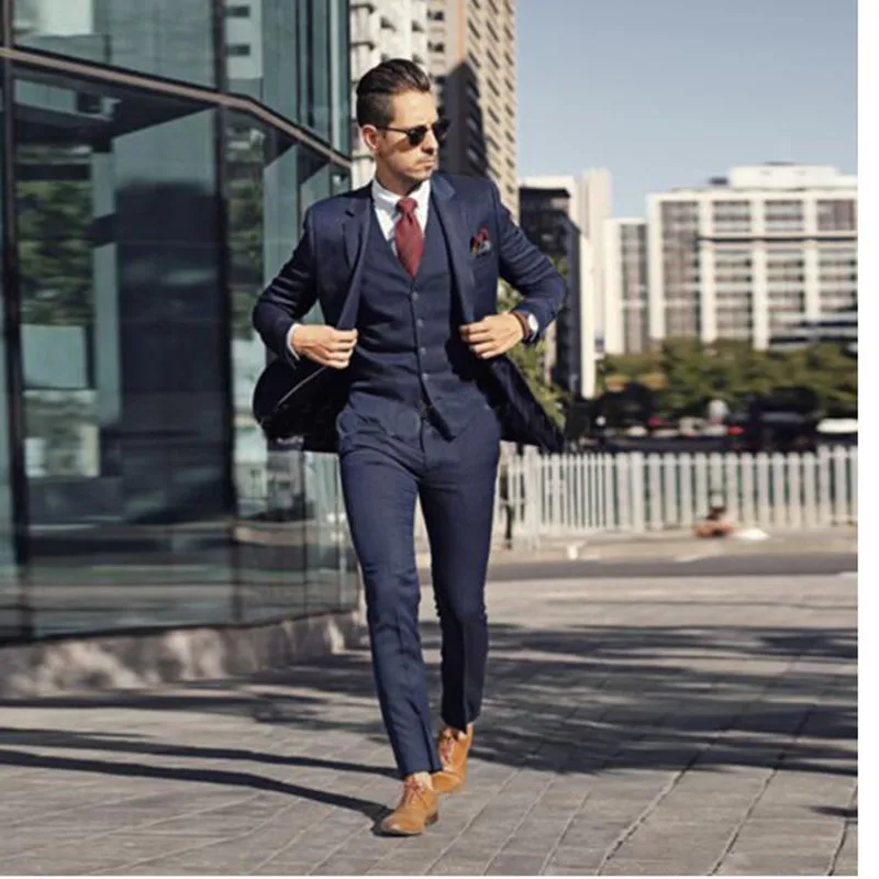 Итальянский стиль черный костюм Мужской приталенный Блейзер chaleco hombre мужские