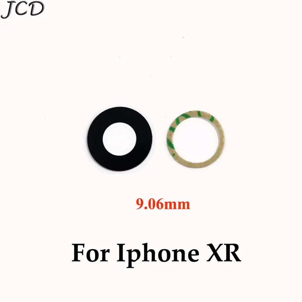 JCD для iPhone 6 6 Plus 6s 6s Plus 7 8 8 Plus 5G 5s SE X XR XS Max Задняя крышка объектива камеры Замена стеклянной крышки с клеем