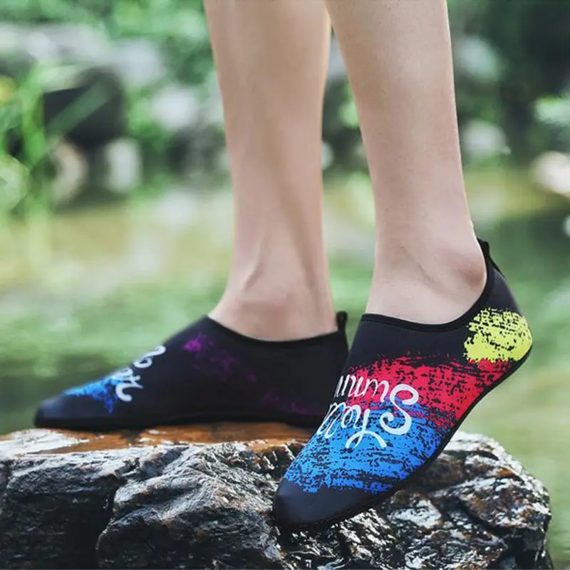 1 пара разноцветные нескользящие носки для плавания в стиле унисекс|Ласты