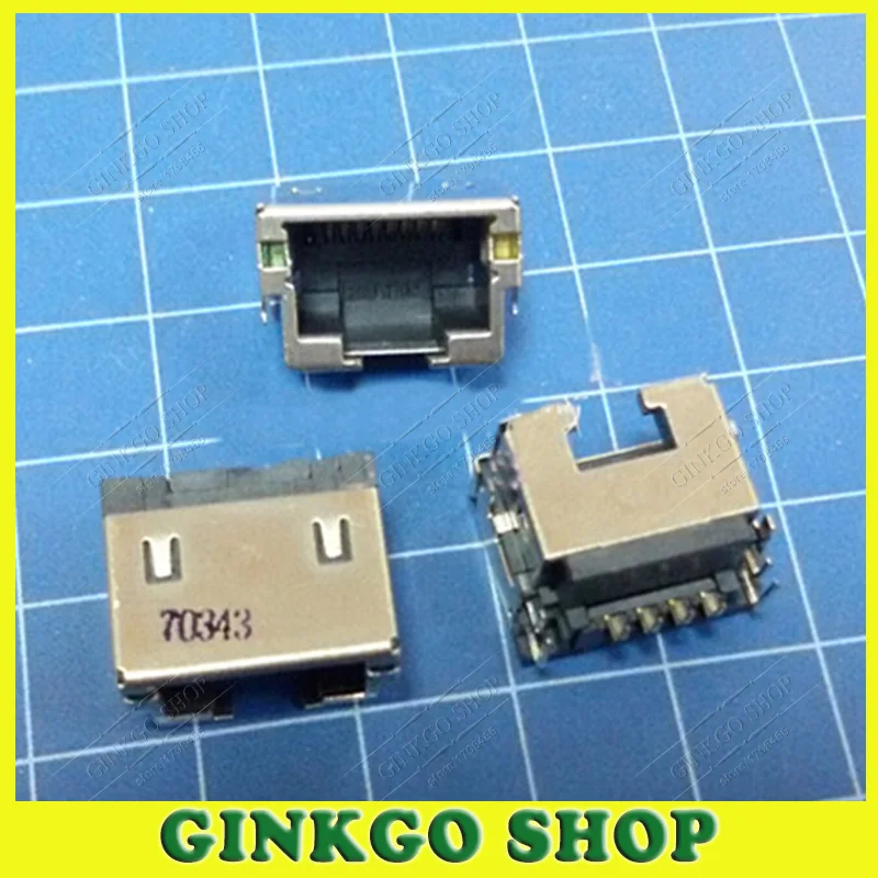 100 шт./лот разъем RJ45 для ноутбука гнездовой адаптера сетевой Lenovo E49 E49A E49L E49AL |