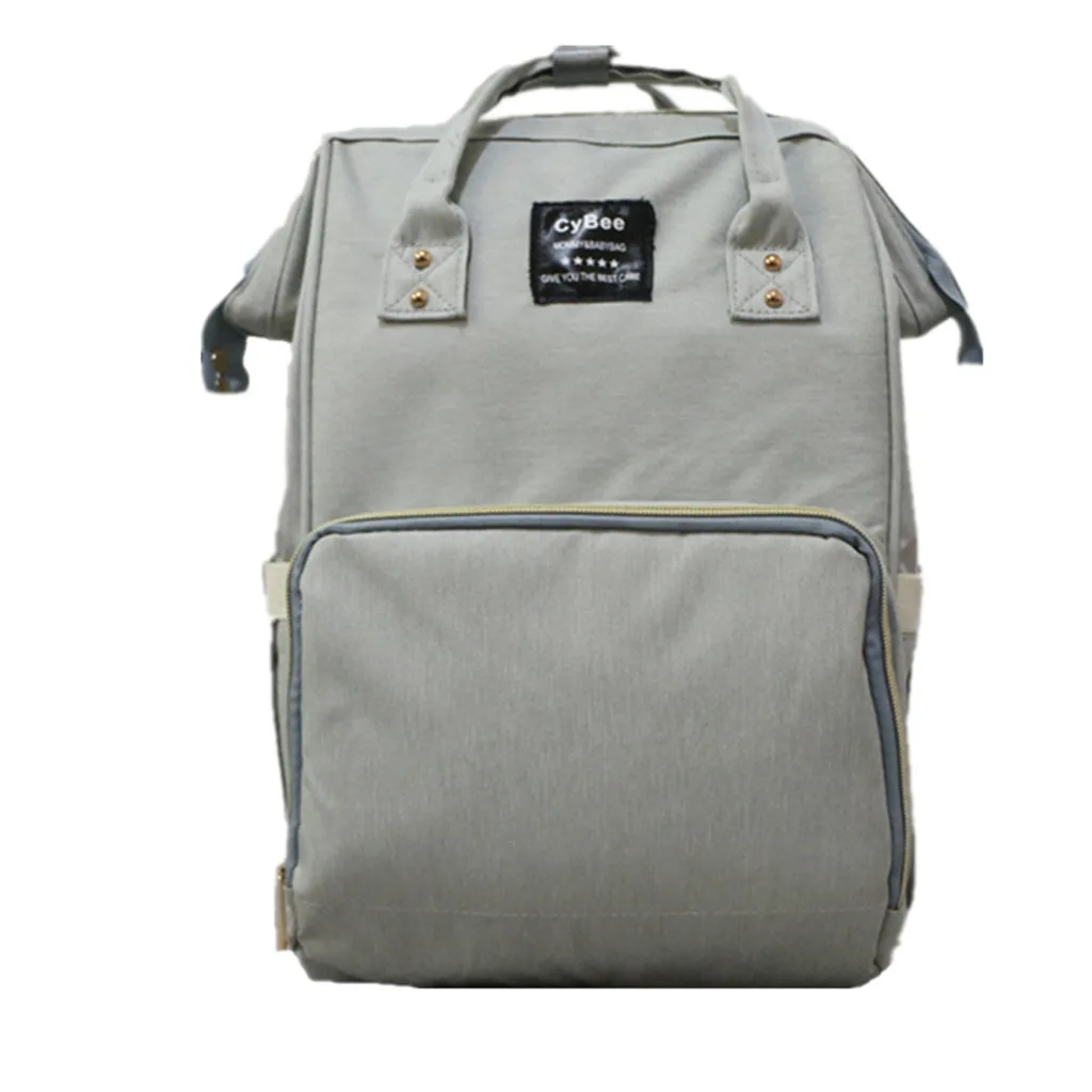 Серый Сумка для молодых мам подгузник коврик для коляски bolsa большой емкости детский дорожный рюкзак для мам сумка для ухода за ребенком многоразовые трусики-подгузники сумка#4 - Цвет: Серый