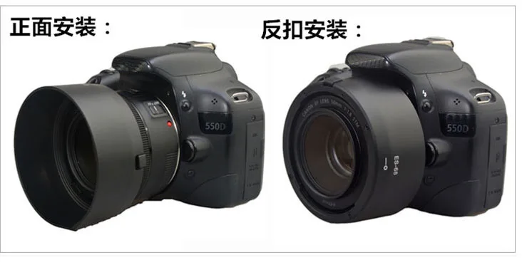 ET-60 ET-60II ET-63 ET-65B ES-62 ES-68 ES-68II ET-74 EW-83Fcamera бленда объектива для canon объектив камеры