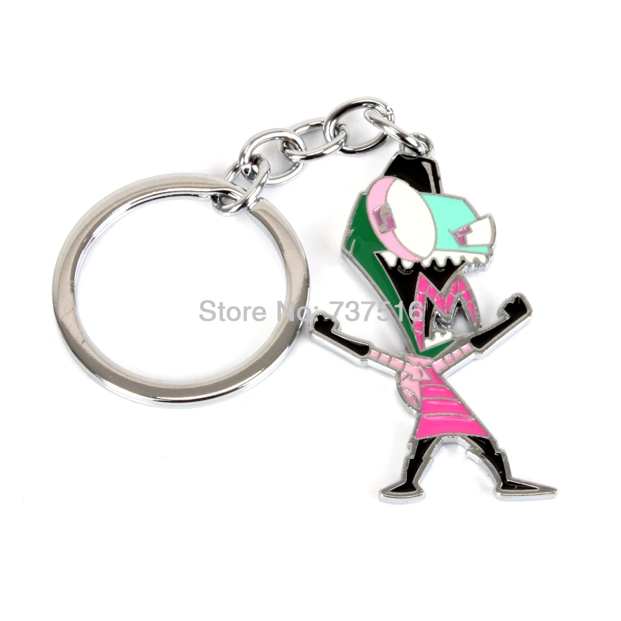 Новое поступление модный робот Invader Zim Alien Gir блестящий рев GAZ DIB ZIM металлические